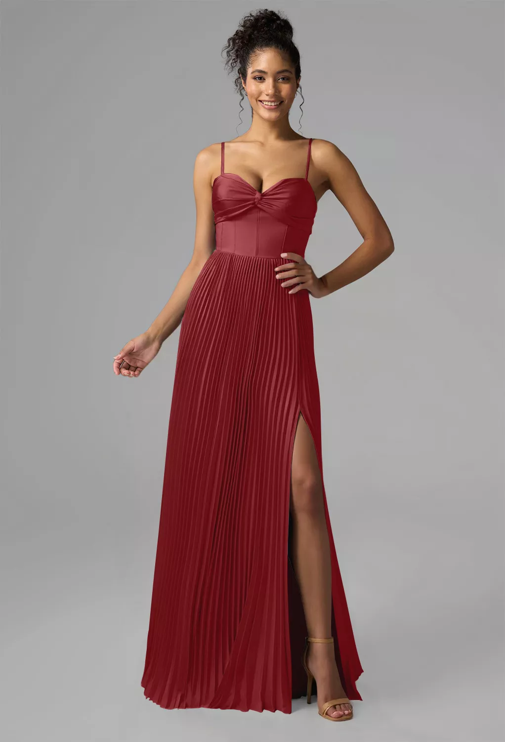 AW Keelan Burgundy  Wedding Guest Dresses